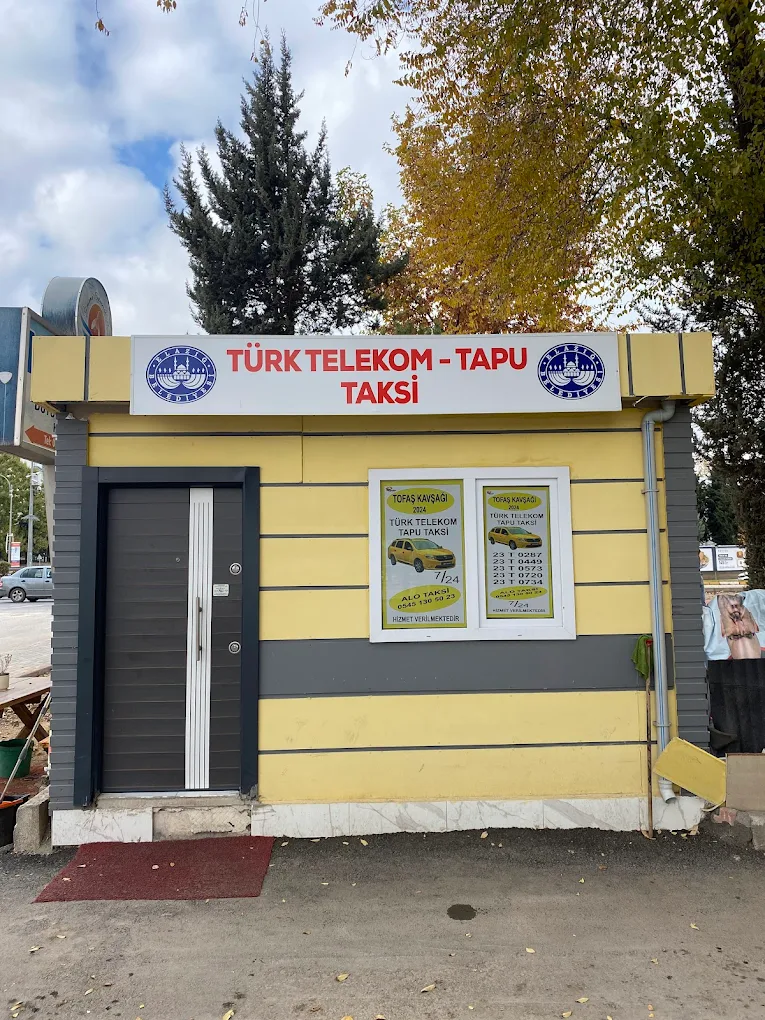 7/24 açık taksi durağı hizmeti